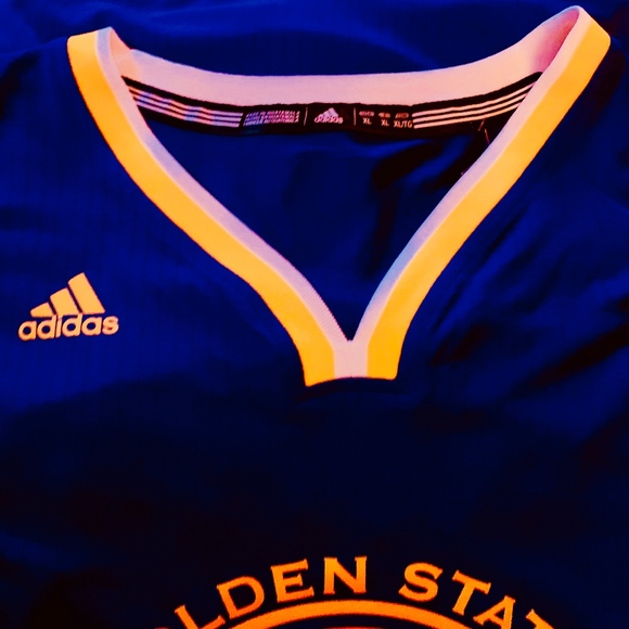 ADIDAS KEVIN DURANT SWINGMAN JERSEY ROYAL/GOLD XL - Picture 6 of 13